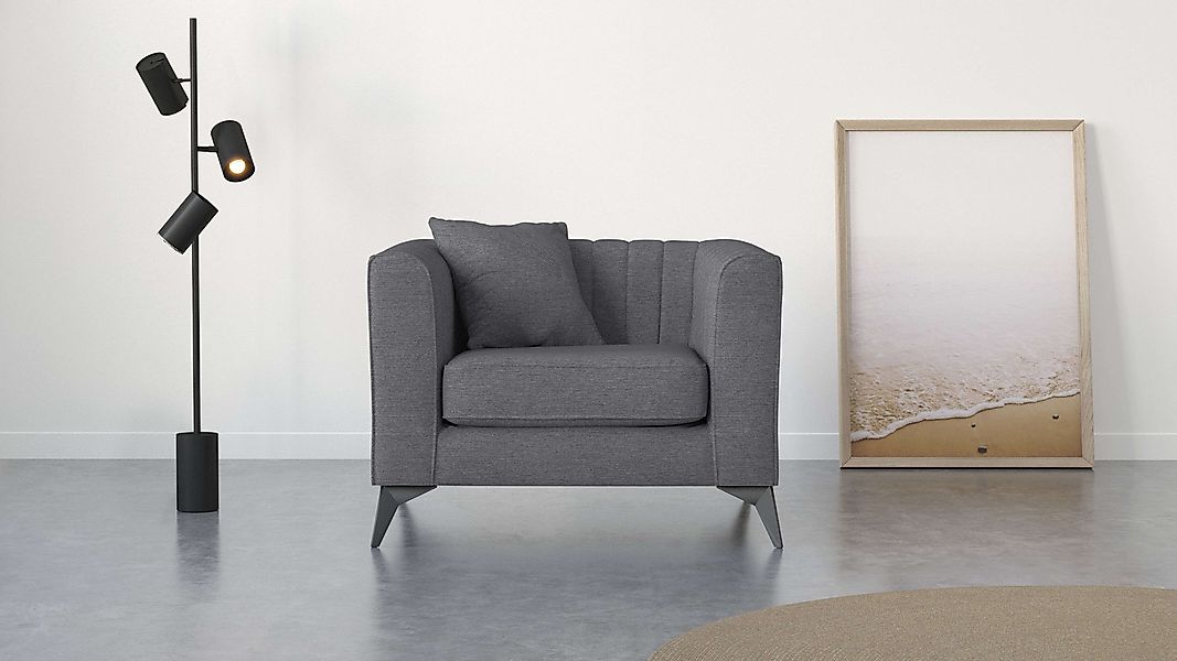 Home affaire Sessel »MATTHEW Loungesessel, Maße B/T/H: 99/86/74 cm« incl. 1 günstig online kaufen