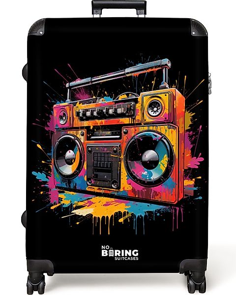 NoBoringSuitcases.com© Hartschalen-Trolley Radio mit bunter Farbe günstig online kaufen