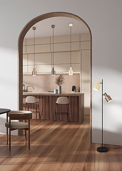 TRIO Leuchten Pendelleuchte AGUDO, Hängelampe 1-flammig, exkl 1xE27 max 10W günstig online kaufen