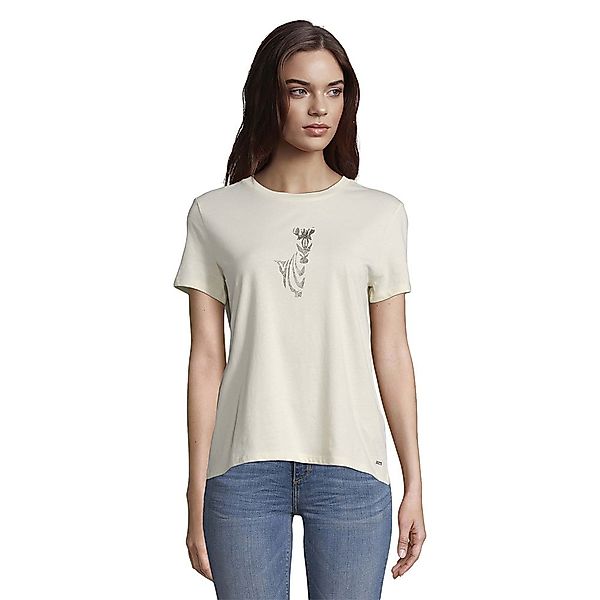 Tom Tailor Kurzarm T-shirt L Soft Creme Beige günstig online kaufen