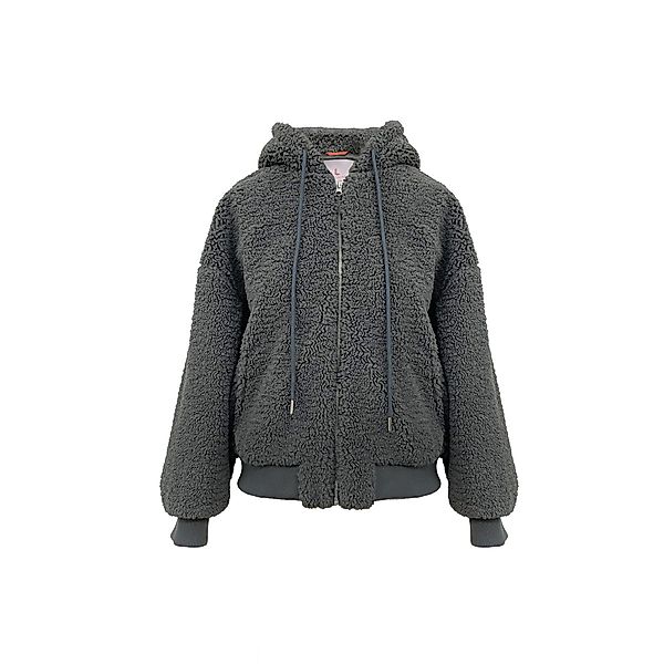 Lara Laurén Plüschjacke moderne Kapuzenjacke aus günstig online kaufen