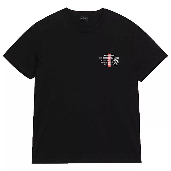 Diesel Diegos Kurzärmeliges T-shirt S Black günstig online kaufen