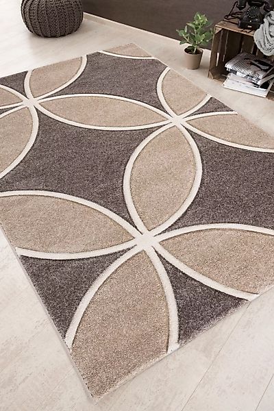 LUXOR living Teppich »San Diego«, rechteckig, modernes florales Design, han günstig online kaufen