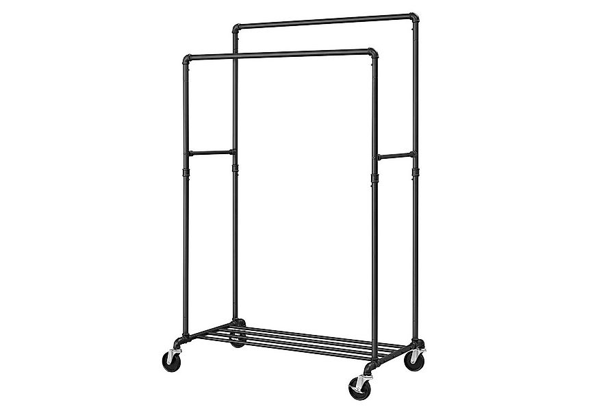 SONGMICS Kleiderständer, mit Kleiderstangen und Ablage, bis 90 kg belastbar günstig online kaufen