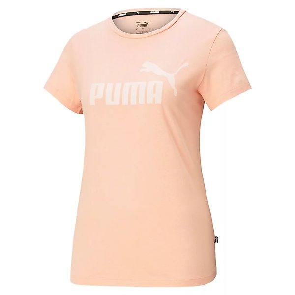 Puma Essential Logo Kurzarm T-shirt XS Apricot Blush günstig online kaufen