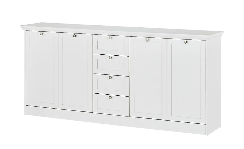 Finori Sideboard Sideboard Landwood weiß mit 4 Schubkästen Landhausstil 200 günstig online kaufen