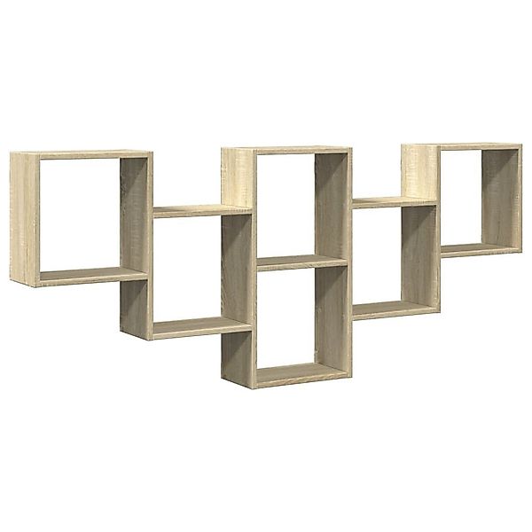vidaXL Regal Wandregal Sonoma-Eiche 159x18x66 cm günstig online kaufen