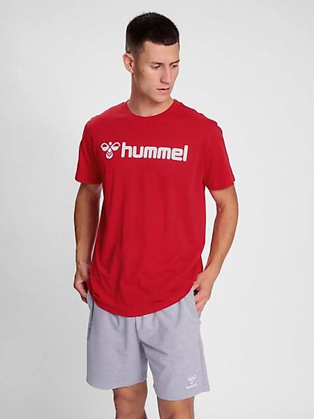 hummel T-Shirt T-Shirt Regular Fit Stretch Rundhalsausschnitt Logo 7928 in günstig online kaufen