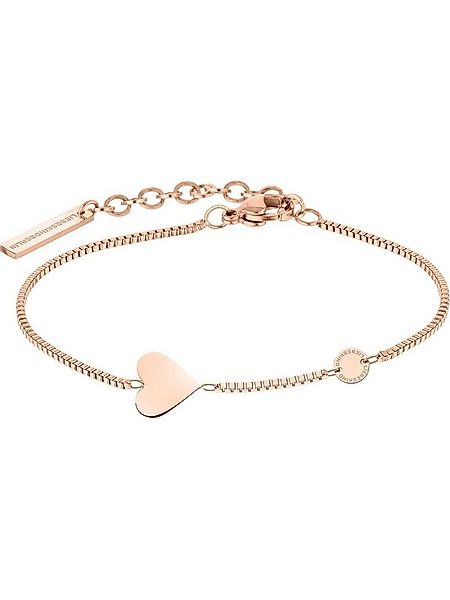 Liebeskind Berlin Edelstahlarmband Liebeskind Damen-Armband Edelstahl Herz, günstig online kaufen