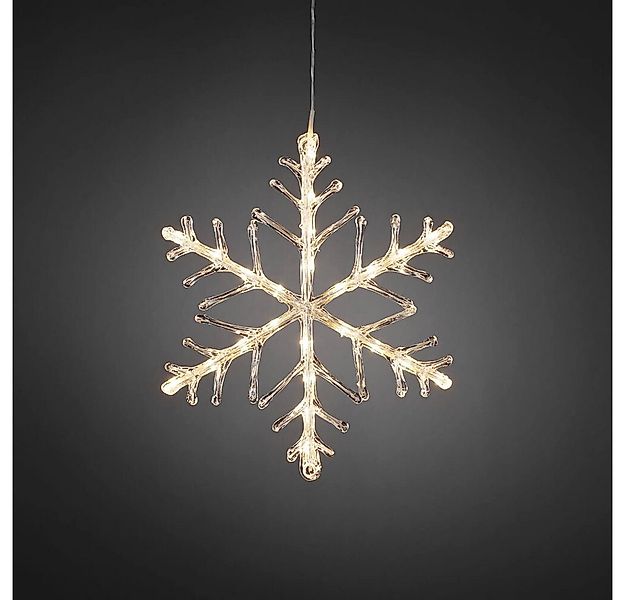 KONSTSMIDE Beleuchtetes Fensterbild 24-flammig, Acryl, weiß, warmweiß, Schn günstig online kaufen