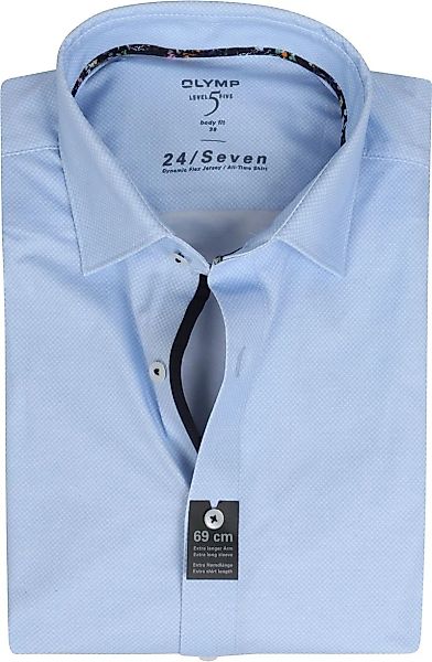 OLYMP Lvl 5 Extra LS Hemd 24/Seven Blau - Größe 38 günstig online kaufen
