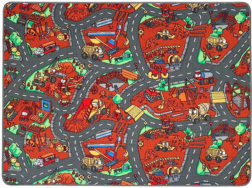 Primaflor-Ideen in Textil Kinderteppich »BAUSTELLE, Made in Belgium«, recht günstig online kaufen