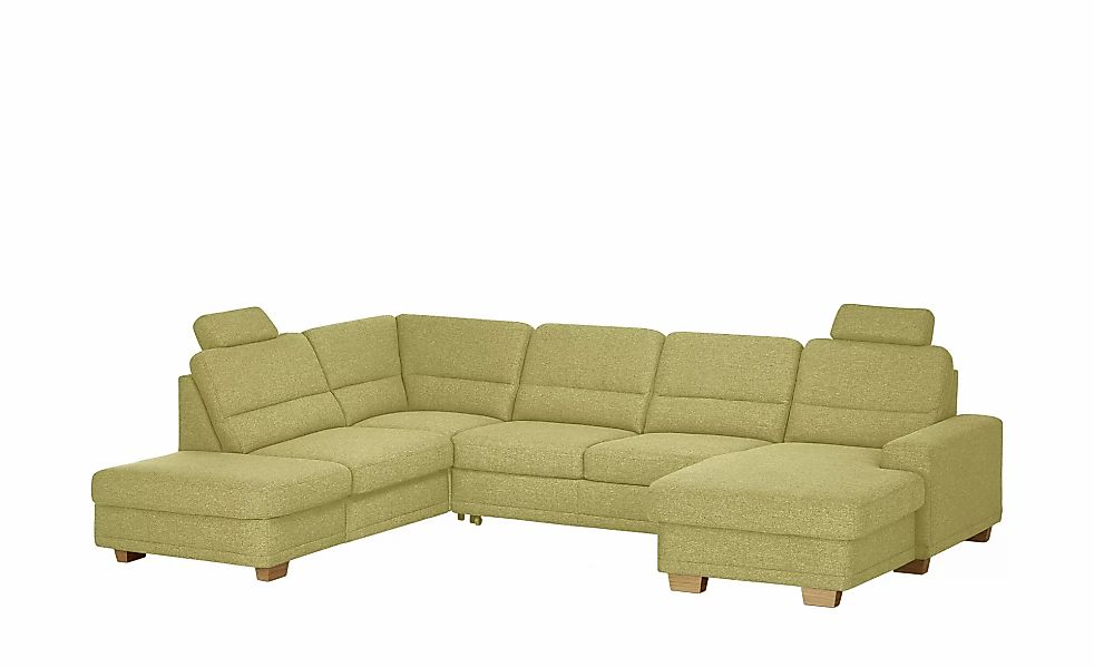 meinSofa Wohnlandschaft  Marc ¦ grün ¦ Maße (cm): B: 311 H: 85 T: 234.0 Pol günstig online kaufen