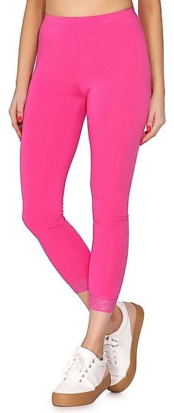 Merry Style Leggings Damen 7/8 Hose mit Spitze MS10-342 (1-tlg) aus Viskose günstig online kaufen