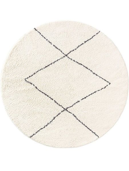 benuta Hochflor-Teppich Benno, rund, Höhe: 21 mm, Kunstfaser, Berber, Ethno günstig online kaufen