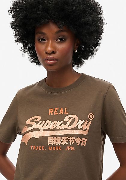 Superdry Print-Shirt "EMBELLISHED VL GRAPHIC T SHIRT" günstig online kaufen