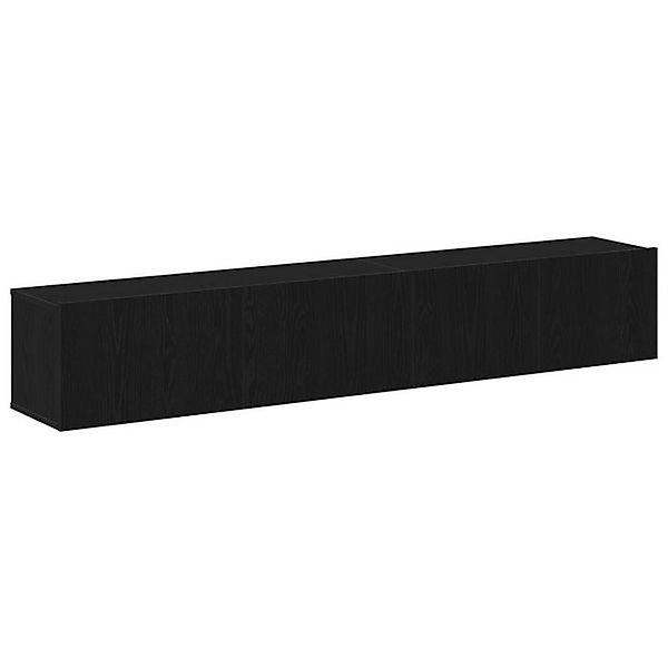 vidaXL TV-Schrank 2-tlg. TV-Schrank-Set Schwarz Holzwerkstoff (2-St) günstig online kaufen
