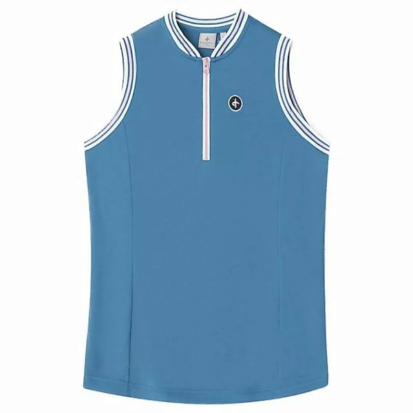 CROSS Poloshirt Cross Ladies Nostalgia Polo Sleeveless Blau günstig online kaufen