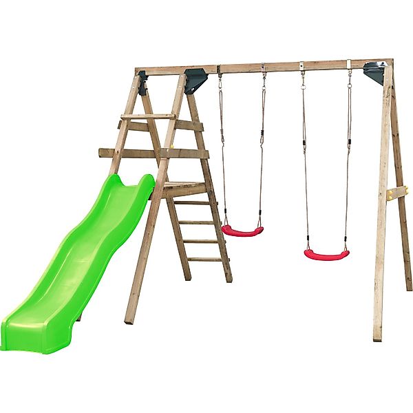 SwingKing Doppelschaukel Celina Apfelgrün 330 cm x 280 cm x 245 cm günstig online kaufen