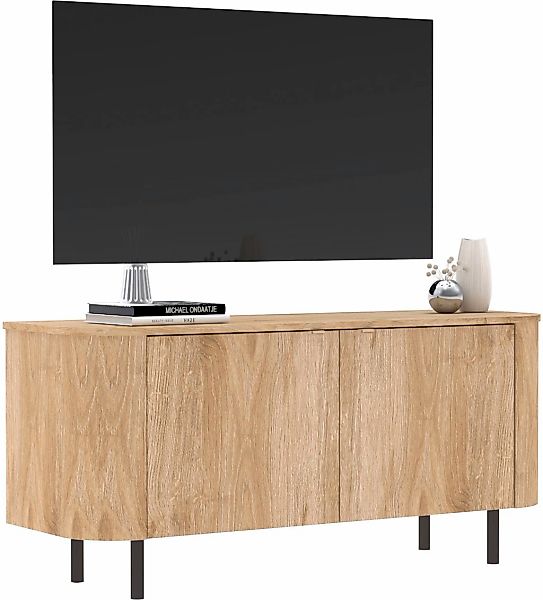 Home affaire Lowboard "Murano, 131 cm breit, 2 Türen, TV-Schrank, TV-Kommod günstig online kaufen
