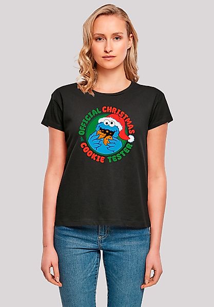 F4NT4STIC T-Shirt "Sesamstrasse Weihnachten Keks Tester", Premium Qualität günstig online kaufen