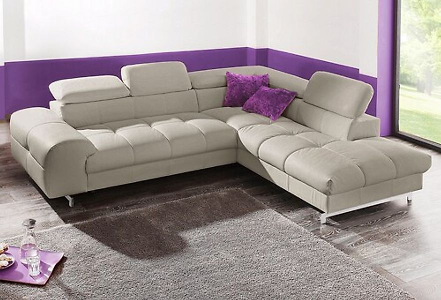 COTTA Polstergarnitur »Chef L-Form«, (Set), Set bestehend aus: Ecksofa mit günstig online kaufen