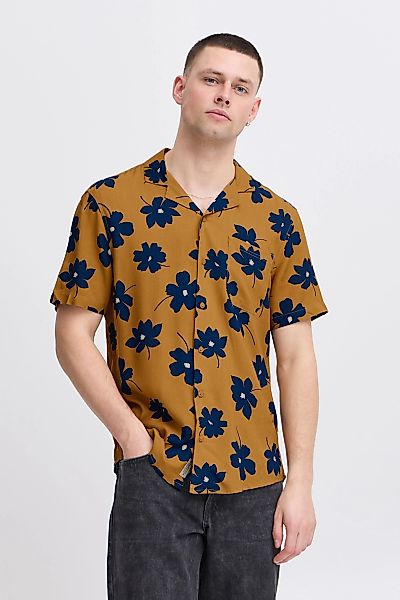 Blend Kurzarmhemd "BHADAN", Lässiges florales Kurzarmhemd günstig online kaufen