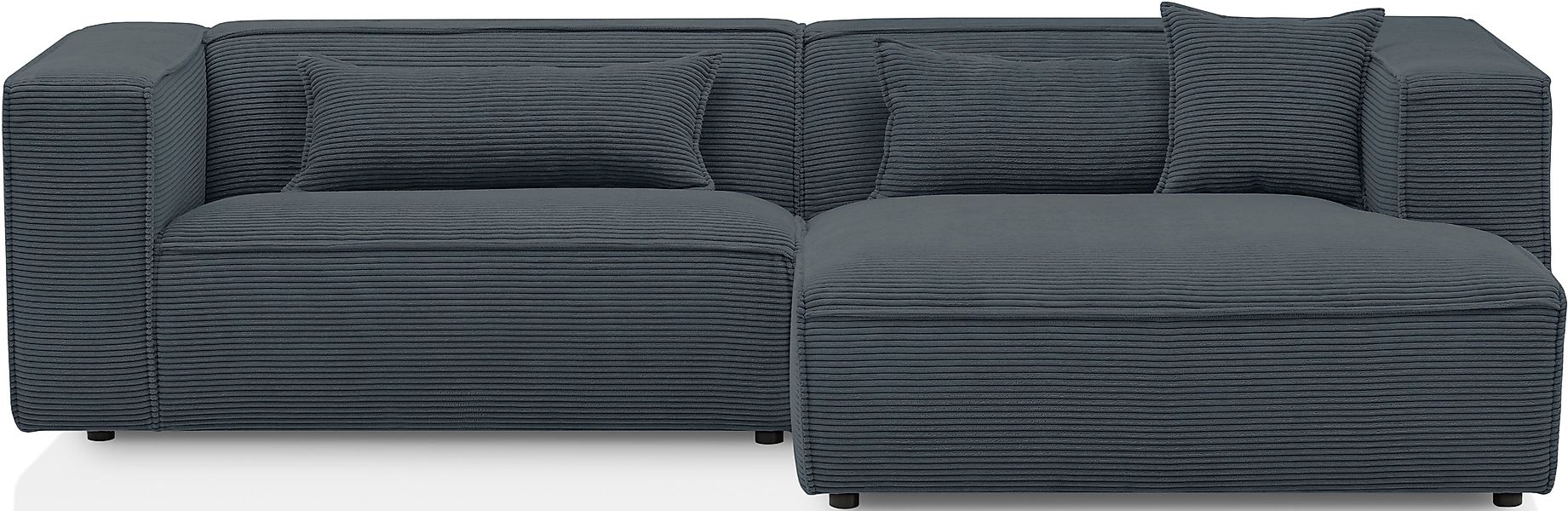 LeGer Home by Lena Gercke Ecksofa "PIARA mit Kedernaht, Cord, Leinenoptik o günstig online kaufen