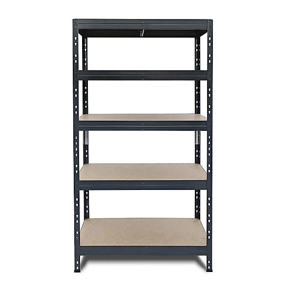 Ar Shelving Rivet Schwerlastregal 180 x 90 x 60 cm 5 Böden Anthrazit FSC® günstig online kaufen