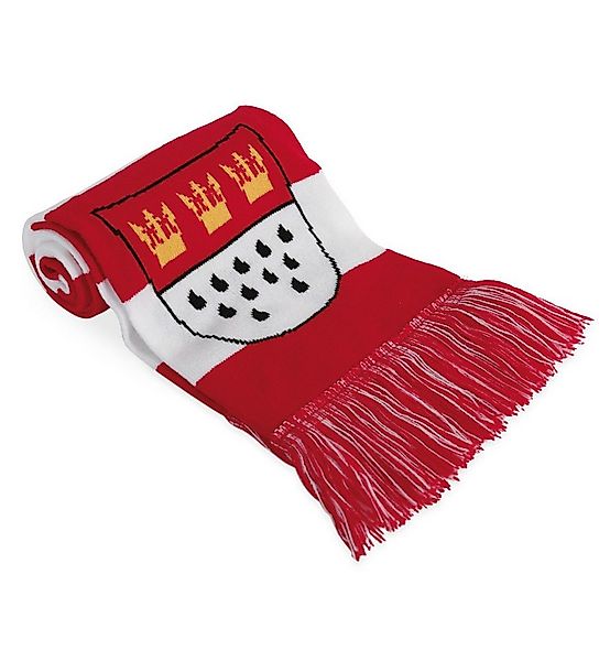 Fries Schal Schal Kölle Alaaf Köln Wappen Karneval Fasching Flauschig Rot W günstig online kaufen