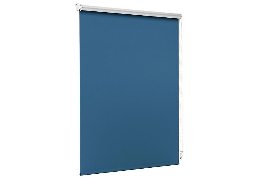 Verdunklungsrollo Standard Thermorollo, Klemmbar, 30 x 120 cm, dunkelblau, günstig online kaufen
