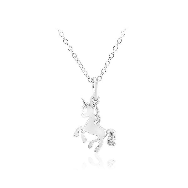 Cavill Silberkette Cavill Sterlingsilber Zirkon-Halskette mit Einhorn Anhän günstig online kaufen