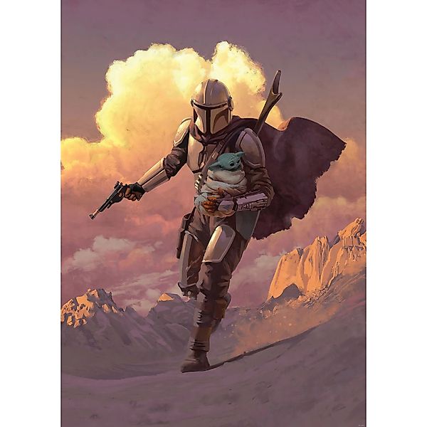 Komar Vliesfototapete Mandalorian Escape 200 cm x 280 cm günstig online kaufen