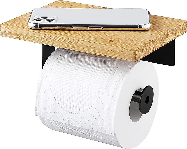 BlingBin Toilettenpapierhalter Klopapierhalter Klorollenhalter Ohne Bohren günstig online kaufen