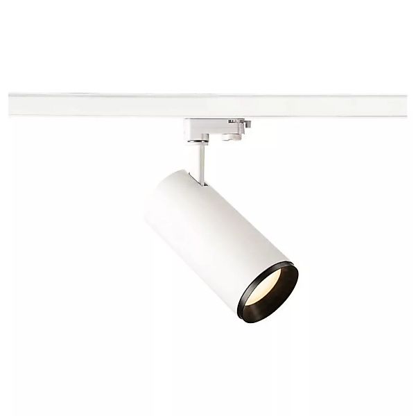 LED 3-Phasen-Spot Numinos in Weiß und Schwarz 28W 2400lm 3000K 60° günstig online kaufen