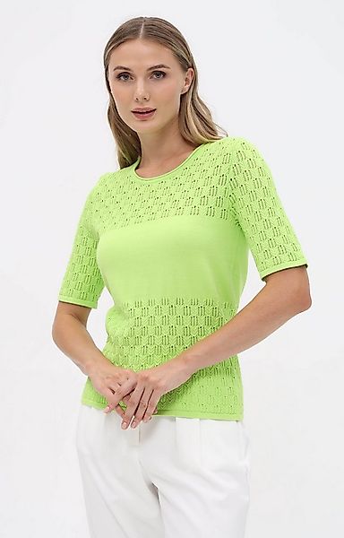 Passioni T-Shirt mit Strukturmuster günstig online kaufen