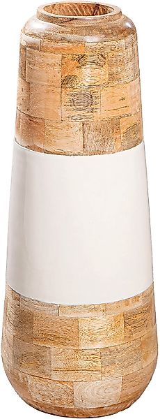 GILDE Bodenvase "Vase Naturelle naturfarben-weiß", (1 St.) günstig online kaufen