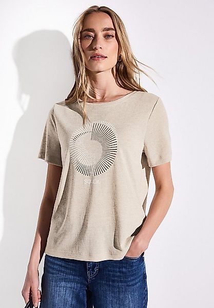 STREET ONE T-Shirt mit Folien-Print günstig online kaufen