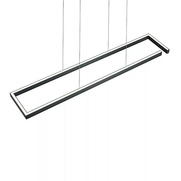 LED-Hängelampe Marisa-100, schwarz matt, 100 x20cm günstig online kaufen