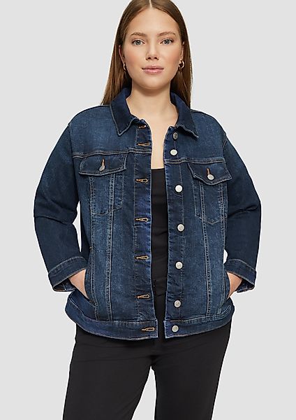 QS Outdoorjacke Schmal geschnittene Denimjacke in günstig online kaufen
