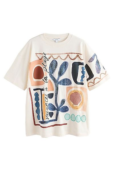 Next Strandshirt Strand-T-Shirt mit Grafik-Print (1-tlg) günstig online kaufen
