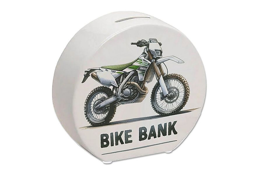 speecheese Spardose Enduro Motorrad Spardose mit Spruch Bike Bank günstig online kaufen