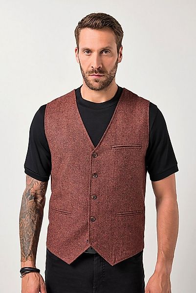 JP1880 Steppweste JP1880 Tweed-Weste Woll-Qualität Strickrücken günstig online kaufen