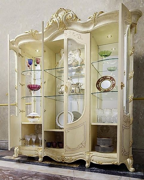 JVmoebel Vitrine Wohnzimmer Schau Schränke Italienische Möbel Glas Schrank günstig online kaufen