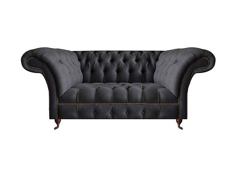 Xlmoebel Chesterfield-Sofa Designer Polstercouch in Schwarz für das Wohnzim günstig online kaufen