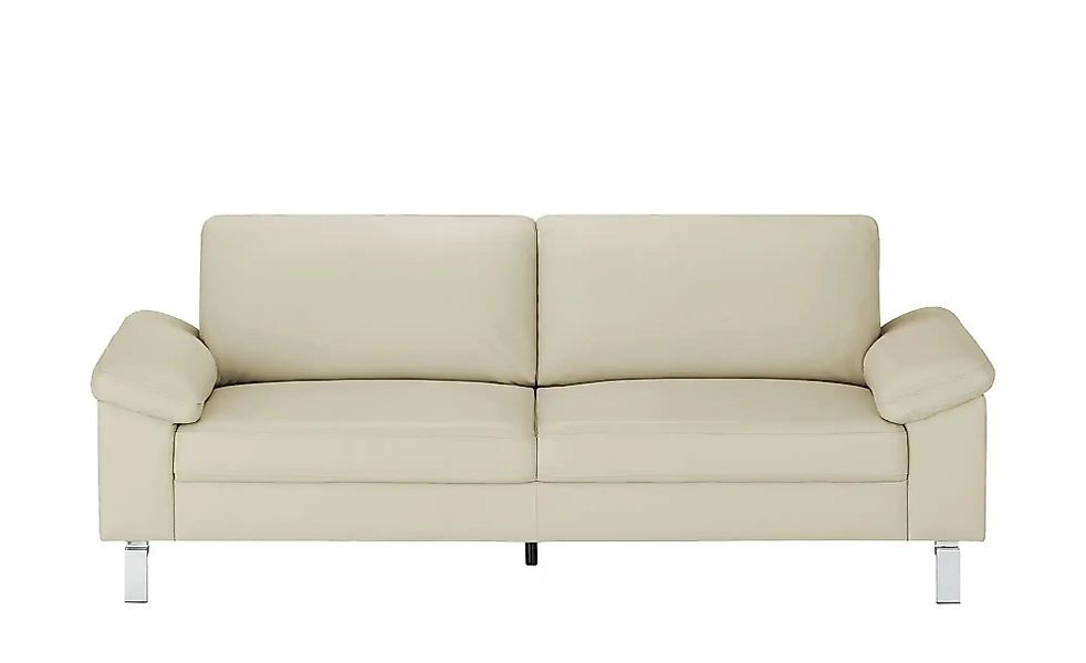 Max Schelling Ledersofa mit Winkelfüßen Maximum ¦ beige ¦ Maße (cm): B: 224 günstig online kaufen
