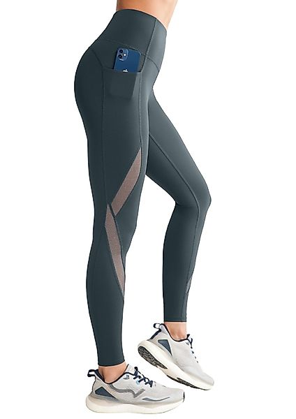 Yvette Leggings Damen Sporthose mit Taschen&Mesh günstig online kaufen