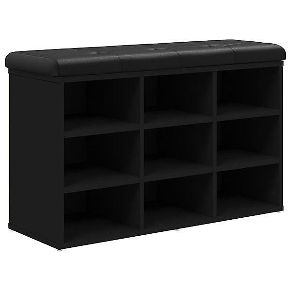 vidaXL Sitzbank Schuhbank Schwarz 82x32x50 cm günstig online kaufen