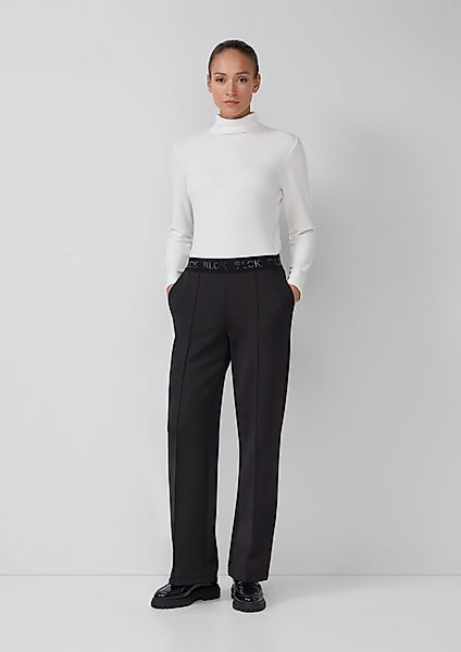 s.Oliver BLACK LABEL Stoffhose Wide-Leg-Hose aus günstig online kaufen