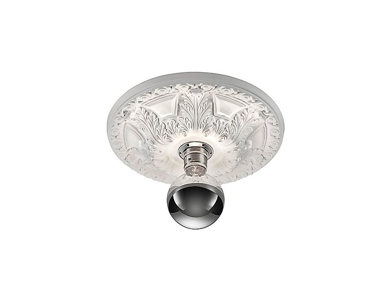 TRIO Leuchten LED Deckenleuchte, LED wechselbar, Warmweiß, Stuckrosette Flo günstig online kaufen